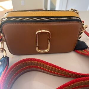 Marc Jacobs Snapshot camera bag crossbody leather.